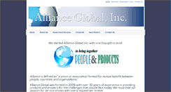 Desktop Screenshot of allianceglobalincorp.com