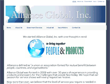 Tablet Screenshot of allianceglobalincorp.com